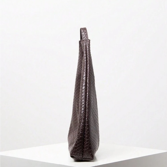 Michelle Bag! Coco Brown Weave Purse New! - Picture 5 of 7